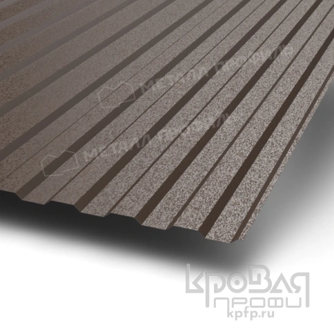 Профилированный лист МП-10х1100-B (VALORI-20-DarkBrown-0,5) фото 1