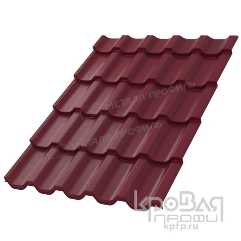 Металлочерепица МП Трамонтана-S NormanMP (ПЭ-01-3005-0.5) фото 2
