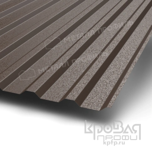 Профилированный лист МП-20х1100-B (VALORI-20-DarkBrown-0,5) фото 1