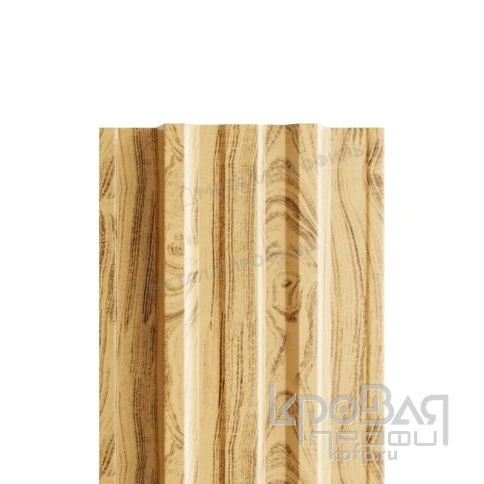 Штакетник металлический МП TRAPEZE-T 16,5х118 (ECOSTEEL-01-Сосна-0.5) фото 1