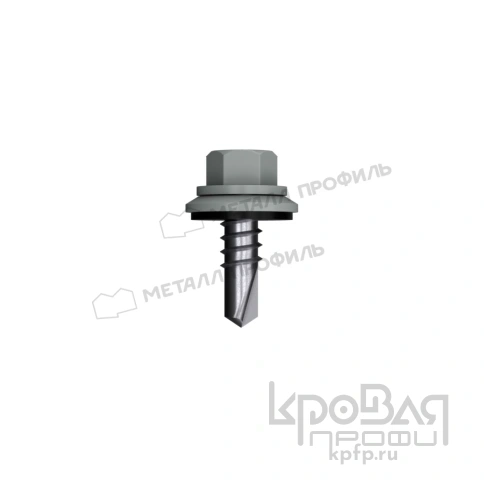 Саморез 5,5х19 ROOFRetail RAL7005 (мышиный) фото 1