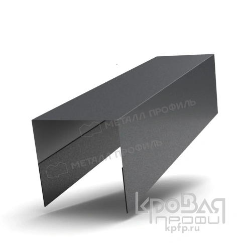 Планка П-образная 20х20х2000 (PureTech_Mat-20-7024-0.5) фото 1