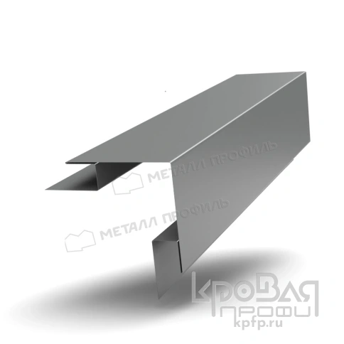 Планка угла наружного сложного 75х75х3000 NormanMP (ПЭ-01-9006-0.5) фото 1