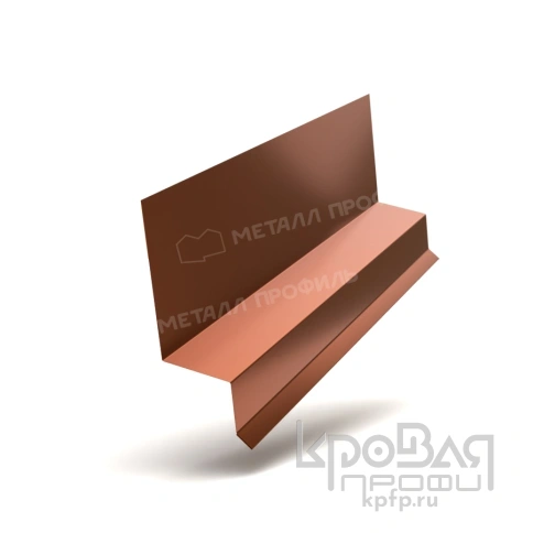 Планка отлива верхнего FASTCLICK 35х25х3000 (PURMAN-20-Argillite-0.5) фото 1