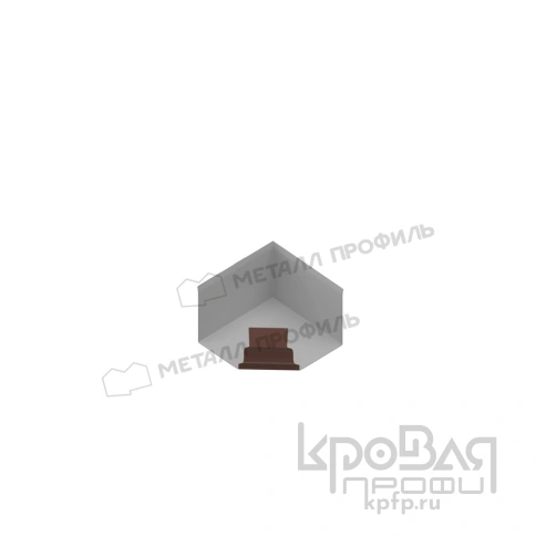 Угол желоба внутренний 120х86 (ПЭ-01-8017-0.5) фото 1