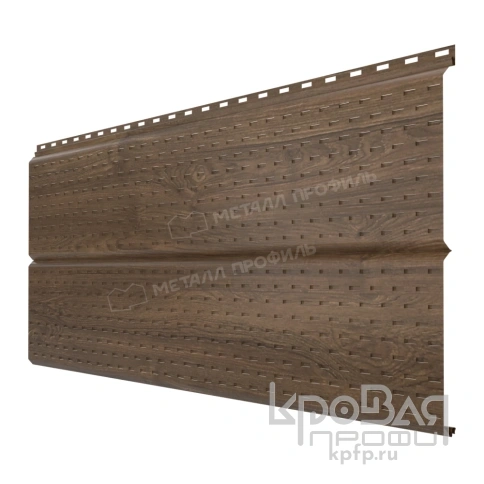 Софит перфор. Lбрус-XL-14х335 (ECOSTEEL_MA-12-Античный Дуб-0.45) фото 1