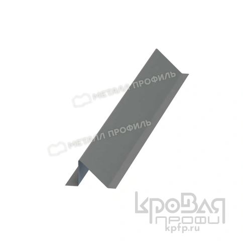 Планка снегозадержателя 95х65х2000 (ПЭ-01-9006-0.5) фото 1