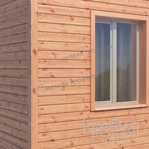 Сайдинг МЕТАЛЛ ПРОФИЛЬ Lбрус-15х240 (ECOSTEEL_T-12-Золотой Орех-0.45) фото 6