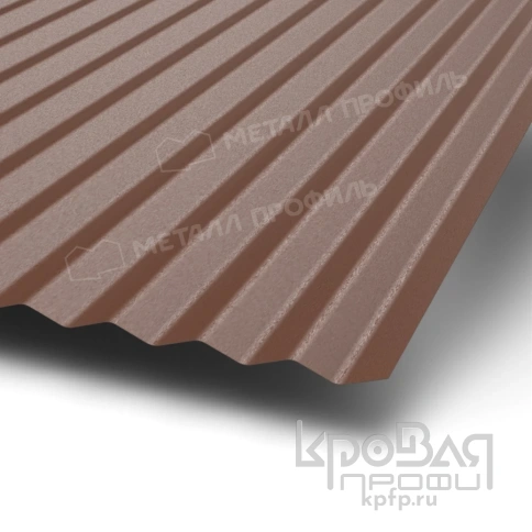 Профилированный лист МП-18х1100-B (VALORI-20-Brown-0,5) фото 1