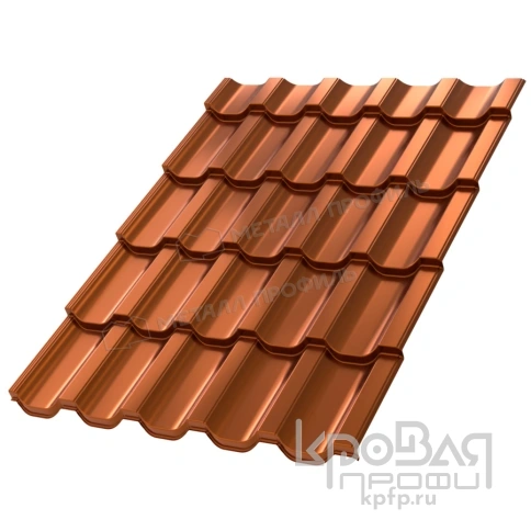 Металлочерепица МП Трамонтана-M (AGNETA-20-Copper\Copper-0.5) фото 2