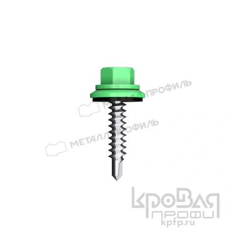 Саморез 4,8х35 ROOFRetail RAL6002 (зеленый лист) фото 1