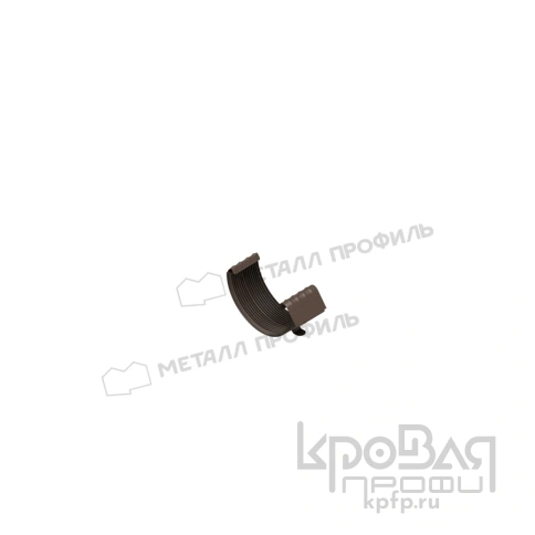 Соединитель желоба МЕТАЛЛ ПРОФИЛЬ Foramina Freeze D125 DarkBrown фото 1