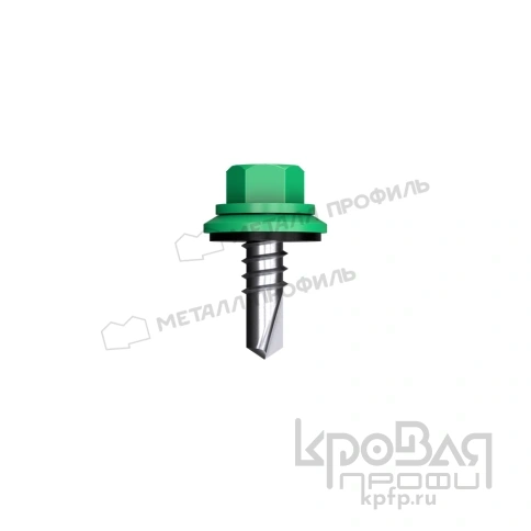 Саморез 5,5х19 ROOFRetail RAL6029 (зеленая мята) фото 1