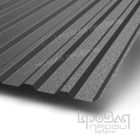 Профилированный лист МП-20х1100-B (VALORI-20-DarkGrey-0,5) фото 1
