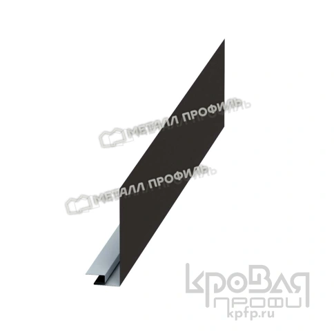 Планка карнизного свеса сложная 250х50х3000 (VALORI-20-Violet-0.5) фото 1