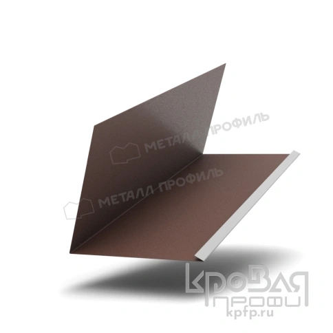 Планка примыкания верхняя к трубе FASTCLICK 250х240х2000 (VikingMP E-20-8017-0.5) фото 1