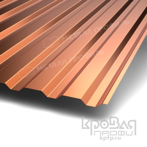 Профилированный лист МП-20х1100-A (AGNETA_Д-20-Copper-0,5) фото 1