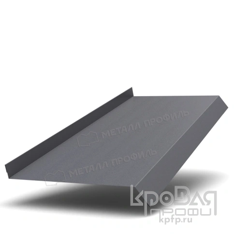 Планка отлива 240х30х2000 (VALORI-20-Grey-0.5) фото 1