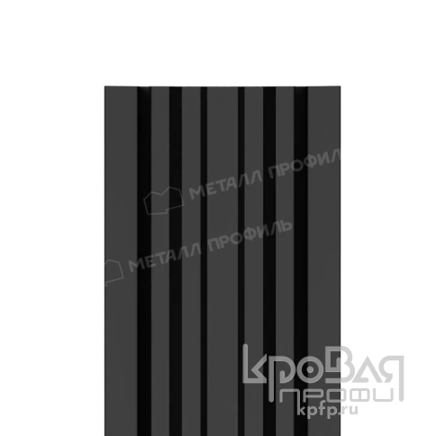 Штакетник металлический МП LАNE-T 16,5х99 (PURMAN-20-9005-0.5) фото 1