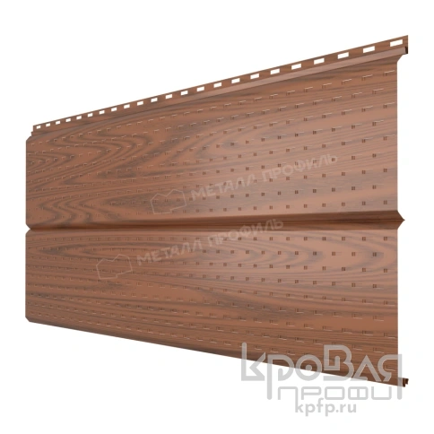 Софит перфор. Lбрус-XL-14х335 (ECOSTEEL-01-МореныйДуб-0.5) фото 1