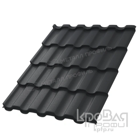 Металлочерепица МП Монтекристо-S (PureTech_Mat-20-7024-0.5) фото 2