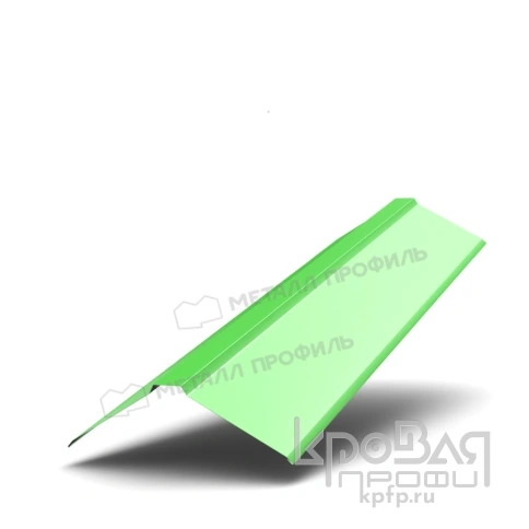 Планка конька плоского 150х150х2000 (ПЭ-01-6018-0.45) фото 1