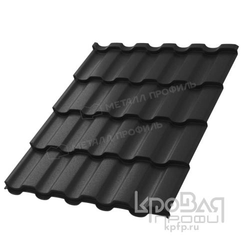 Металлочерепица МП Монтекристо-X (VALORI-20-DarkGrey-0.5) фото 2