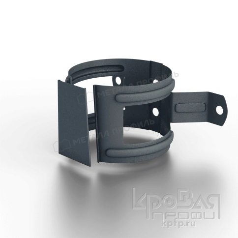 Держатель трубы D100 (на дерево) Foramina Freeze (FRZ_D-01-Grey\Grey-0.6) фото 1