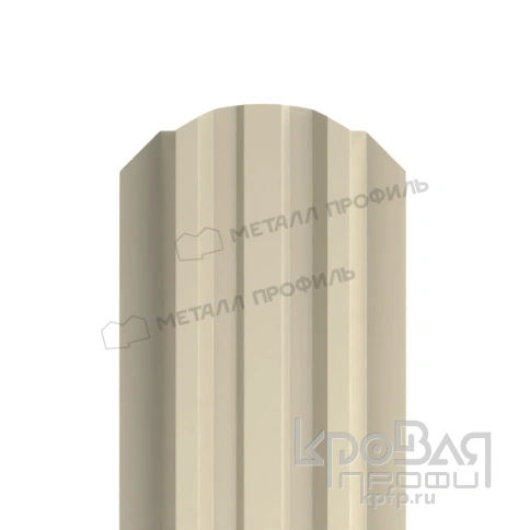 Штакетник металлический МП LАNE-O 16,5х99 NormanMP (ПЭ-01-1015-0.5) фото 1