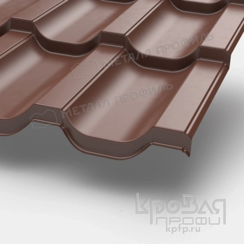 Металлочерепица МП Трамонтана-X (PURETAN-20-8017-0.5) фото 1