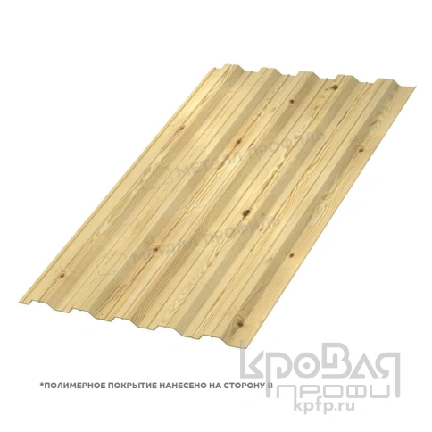 Профилированный лист НС-35х1000-A (ECOSTEEL_MA-01-Сосна-0,5) фото 1