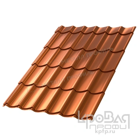 Металлочерепица МП Ламонтерра-XL (AGNETA-20-Copper\Copper-0.5) фото 2