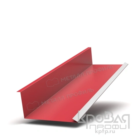 Планка примыкания нижняя 250х122х2000 NormanMP (ПЭ-01-3011-0.5) фото 1