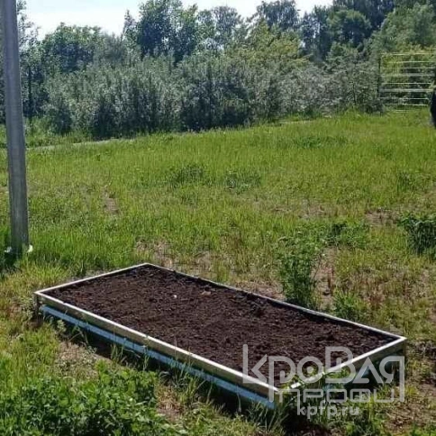 Садовая грядка металлическая оцинкованная ТИМЕР 2000х1000 мм (высота 14 см) фото 3