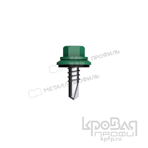 Саморез 5,5х19 ROOFRetail RAL6005 (зеленый мох) фото 1