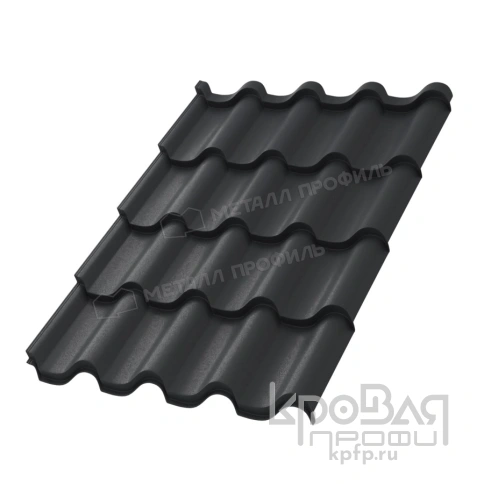 Металлочерепица МП Монтерроса-X (PureTech_Mat-20-7024-0.5) фото 2