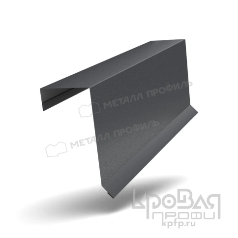 Планка торцевая кровельная FASTCLICK 65х130х2000 (VikingMP-01-7024-0.45) фото 1