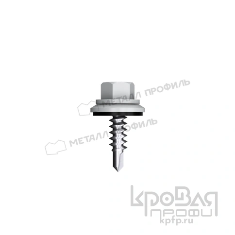 Саморез 4,8х28 ROOFRetail RAL7004 (серый) фото 1