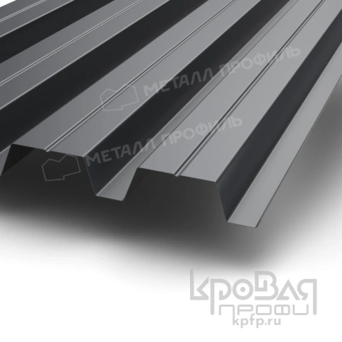 Профилированный лист Н-60х845-B (PURMAN-20-7024-0,5) фото 1