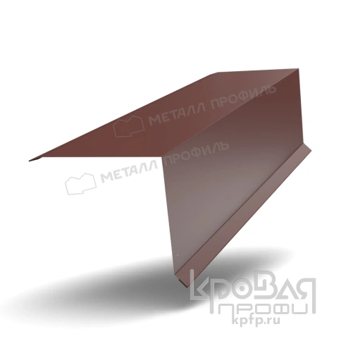 Планка торцевая 135х145х2000 NormanMP (ПЭ-01-RR32-0.5) фото 1