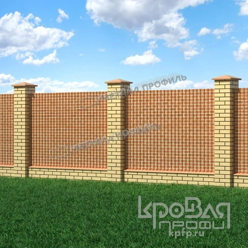 Профилированный лист С-21х1000-A (ECOSTEEL-01-Кирпич-0,5) фото 3