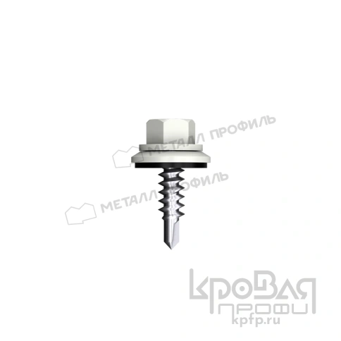 Саморез 4,8х28 ROOFRetail RAL9002 (серо-белый) фото 1