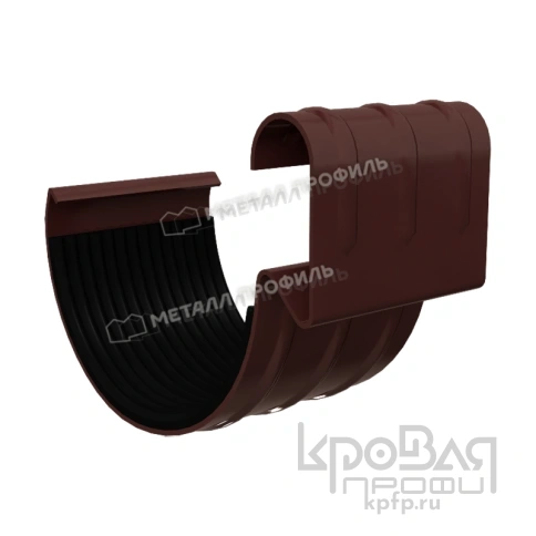 Соединитель желоба D125 GS (ВПЭД-03-8017-0.6) фото 1