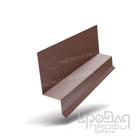 Планка отлива верхнего FASTCLICK 35х25х3000 (PURETAN-20-8017-0.5) фото 1