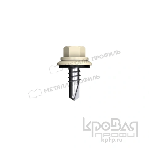 Саморез 5,5х19 ROOFRetail RAL1015 (светлая слоновая кость) фото 1