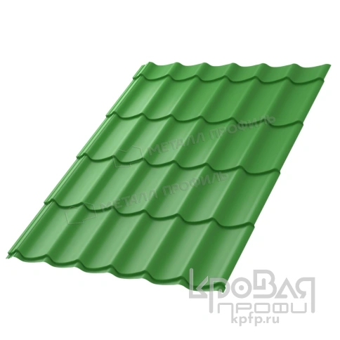 Металлочерепица МП Ламонтерра-XL NormanMP (ПЭ-01-6018-0.5) фото 2