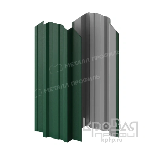 Штакетник металлический МП TRAPEZE-O 16,5х118 (VikingMP E-20-6005-0.5) фото 2