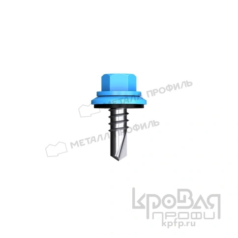 Саморез 5,5х19 ROOFRetail RAL5015 (синее небо) фото 1