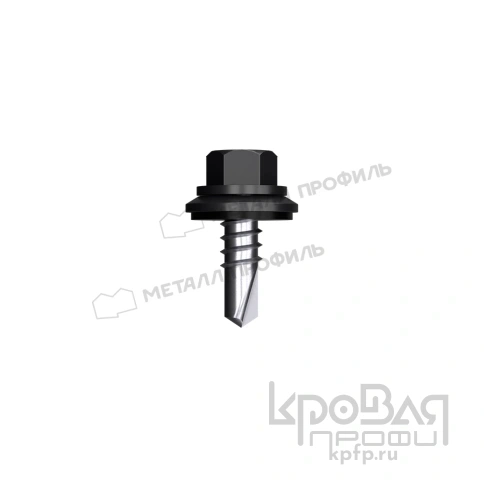 Саморез 5,5х19 ROOFRetail RAL9005 (черный темный) фото 1