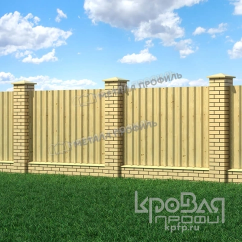 Профилированный лист С-44х1000-A (ECOSTEEL_MA-01-Сосна-0,5) фото 3